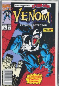 Venom: Lethal Protector #2 Newsstand Edition (1993) Venom [Key Issue]