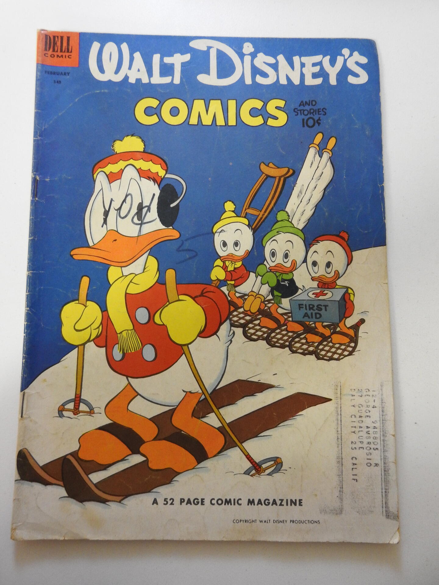 Walt Disneys Comics And Stories 149 1953 Comic Books Golden Age Idw Hipcomic 