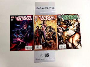 3 New Exiles Marvel Comic Books # 7 8 9 Avengers Defenders Hulk Thor 15 JS19