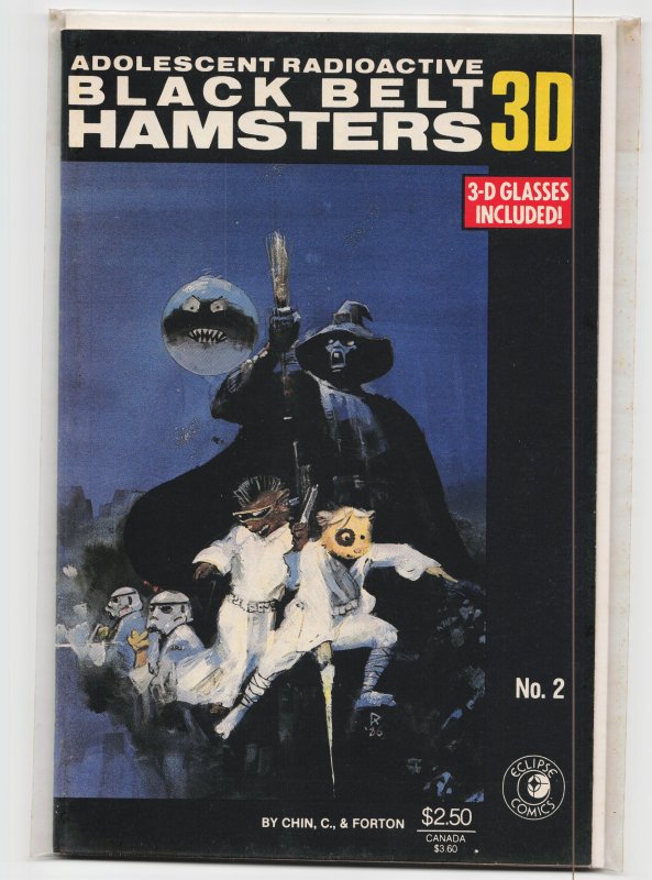 Adolescent Radioactive Black Belt Hamsters 3-D #2 (1986) Adolescent Radioactive Black Belt Hamsters