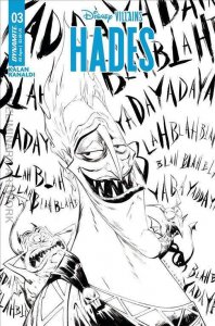 Disney Villains: Hades #3F VF/NM ; Dynamite | 1:10 Variant Jae Lee B&W