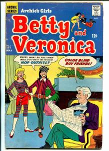 Betty & Veronica #137 1967-Archie-pyschedelic era-mod outfits-Good Girl Art-VG