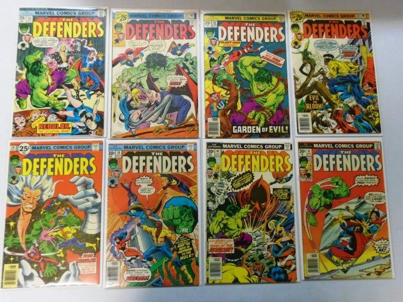 Bronze Age Defenders Comic Lot From:#8-50+Annual #1, 34 Different, Average 5.0