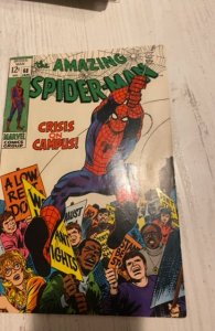 The Amazing Spider-Man #68 (1969)crisis on campus