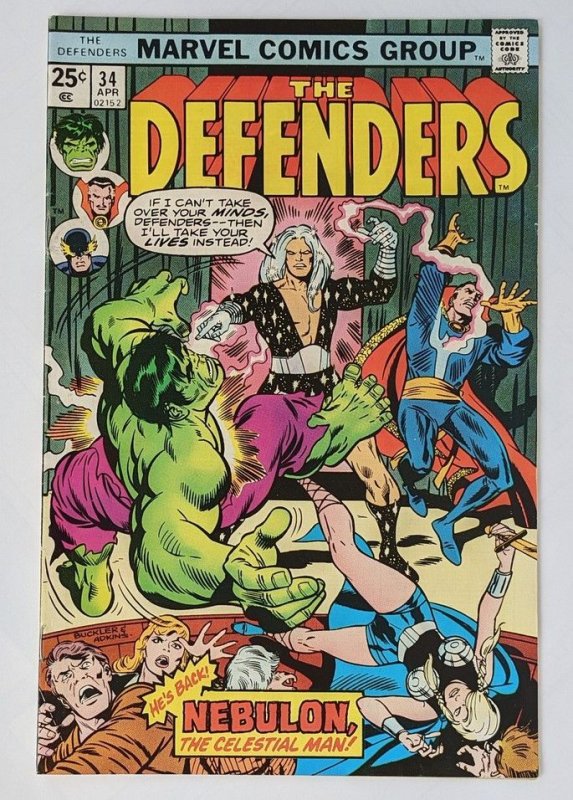 The Defenders #34 (1976)  VG-FN