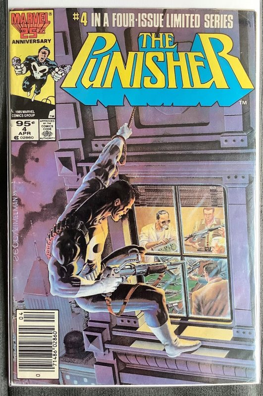The Punisher #4 Newsstand Edition, Canadian Price Variant (1986, Marvel) FN/VF