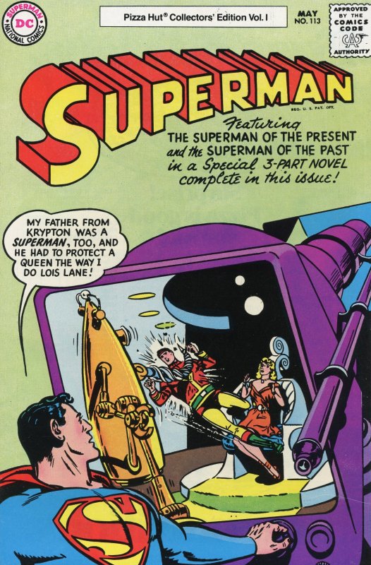 Superman #113  (1957)Vol 1 Reprint Collectors Edition Comic Book VF+ 8.5