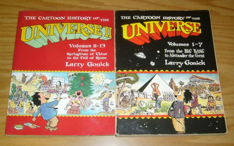 Cartoon History of the Universe TPB 1-2 FN larry gonick book set