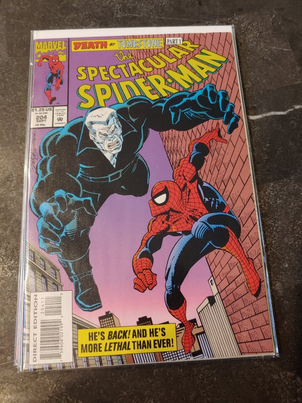 The Spectacular Spider-Man #204 Newsstand Edition (1993)