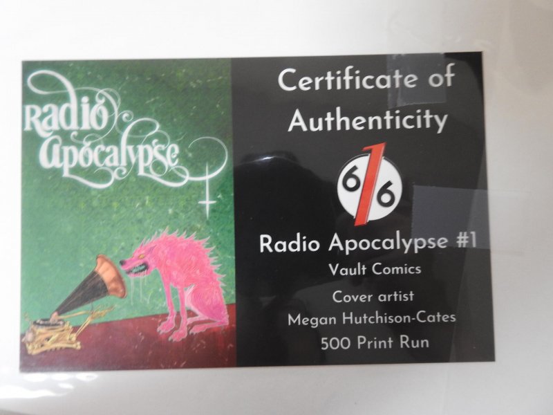 Radio Apocalypse #1 LDT 500 W/ COA