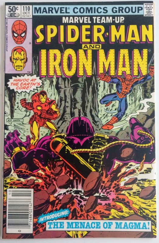 Marvel Team-Up #110 NEWSSTAND (NM+)(1981)