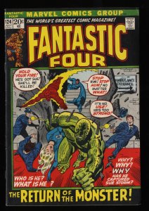 Fantastic Four #124 FN- 5.5 Marvel Comics