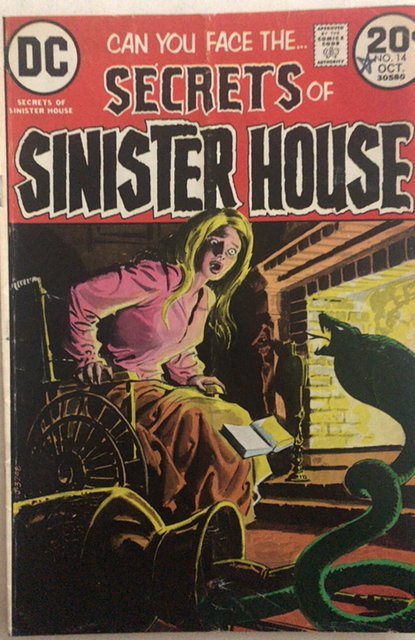 Secrets of Sinister House #14 (1973)Ambrose Bierce story!!