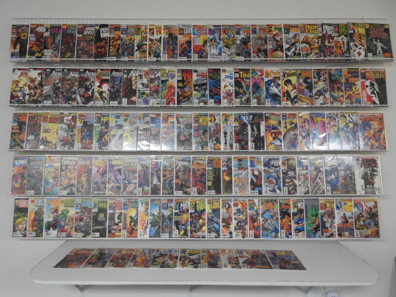 Huge Lot 130+ Comics W/ Avengers, Spider-Man, Alpha Flight+ Avg VF+ Condition!