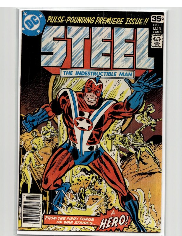 Steel, the Indestructible Man #1 (1978) Steel [Key Issue]