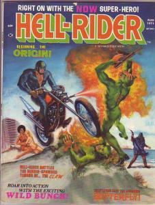 Hell-Rider Magazine #1 (Aug-71) VF/NM- High-Grade 