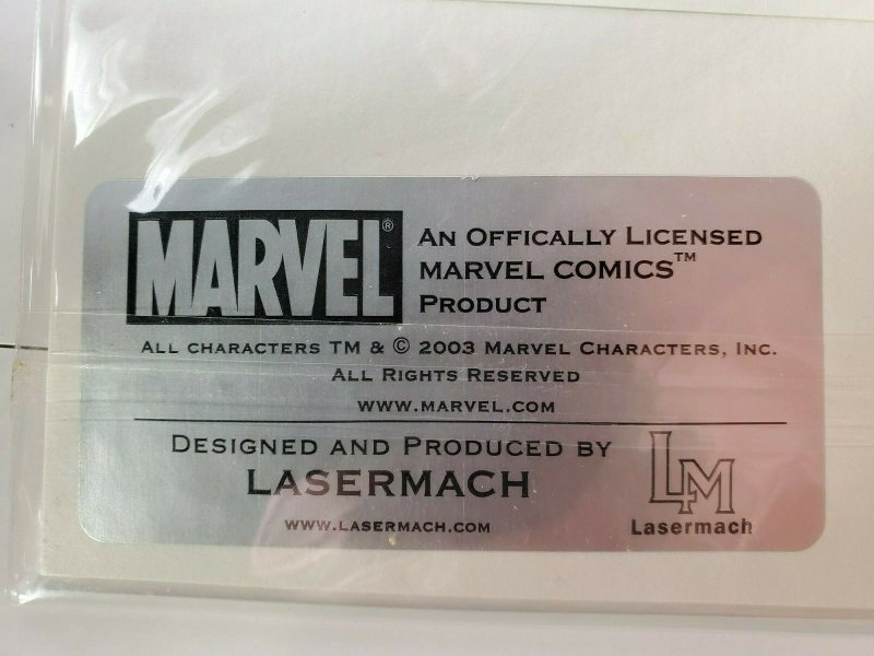 Spider-Man limited edition laser cel NEW Marvel Comics 2003 Rare