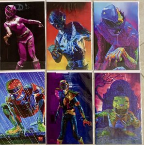 Mighty Morphin Power Rangers 117, 118, 119 - 6 Zombie Variant Covers - Awesome