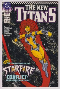 DC Comics! The New Teen Titans Annual! Issue #6 (1990)!