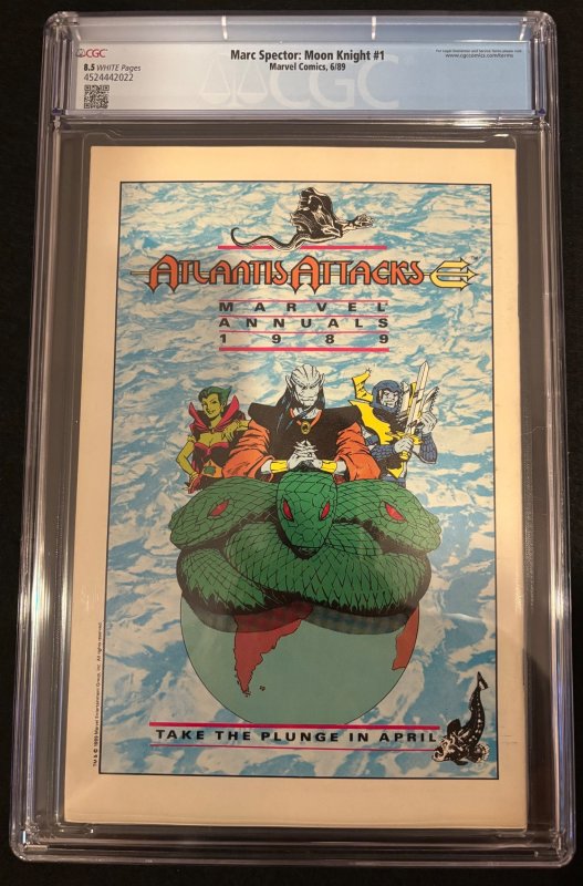 Marc Spector: Moon Knight #1 (1989) CGC 8.5