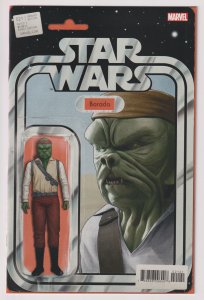Marvel Comics! Star Wars! Issue #21 (2022)!  Barada Action Figure Cover!