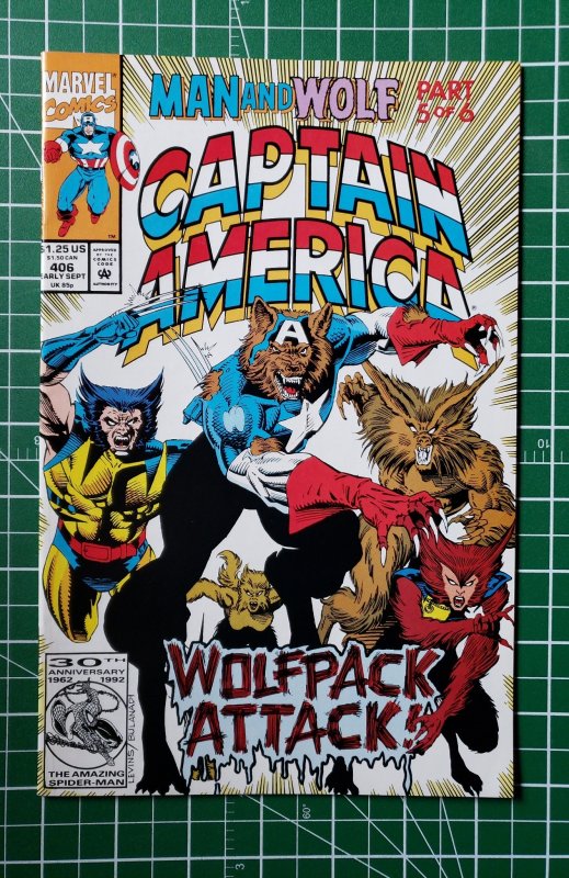 Captain America #406 Direct Edition (1992)