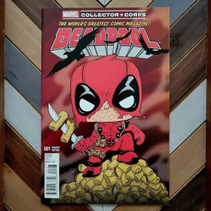 DEADPOOL #1 NM/New (Marvel 2016) Collector Corps FUNKO POP! Chimichangas Cover