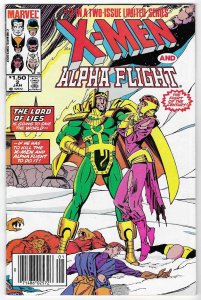 X-Men/Alpha Flight #2 Newsstand Edition (1986)