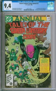 DC Comics Green Lantern Corps Annual #2 CGC 9.4 1st App. Qull, Sodam Yat
