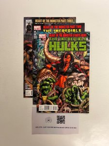 3 Incredible Hulks Marvel Comic Books # 630 631 632  Avengers Spiderman 31 JS35