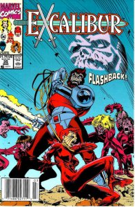 Excalibur #35 (Newsstand) FN ; Marvel | Scott Lobdell Ahab