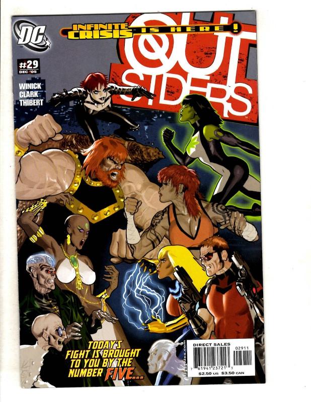 Lot Of 11 Outsiders DC Comic Books # 18 19 24 29 30 31 32 34 36 37 38 MF13