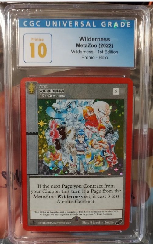 Metazoo Wilderness - Spellbook Promo - CGC 10 Holo