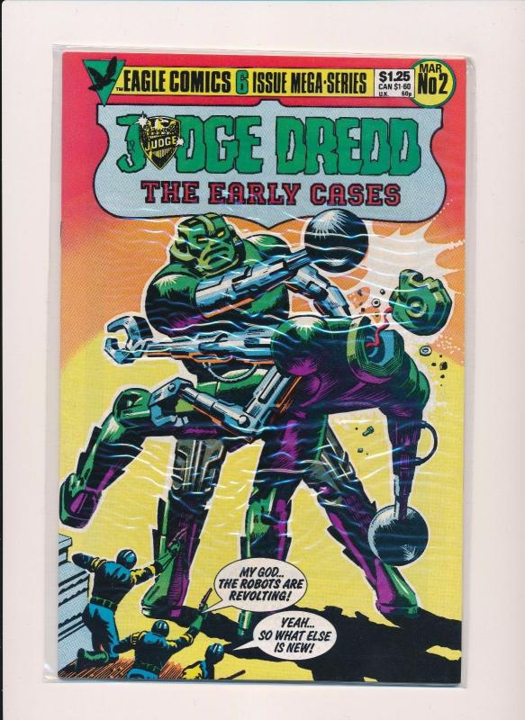 Judge Dredd's The Early Cases #1-6 (1,2,3,4,5,6) Eagle Comics ~VF/NM (HX173)