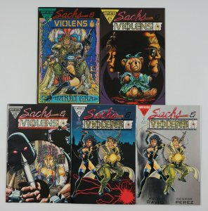 Sachs & Violens 1-4 VF/NM complete series + variant PETER DAVID george perez 2 3