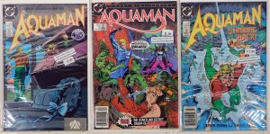 Aquaman Lot of 3 #3, 4, Striking Back 2 (1989) DC Comics 1st Print Comic Books