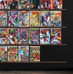 Huge Lot 150+ Comics with Silver Surfer, The Spectacular Spider-Man & More!