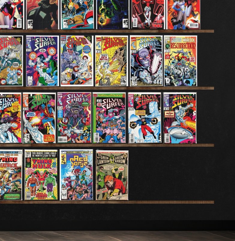 Huge Lot 150+ Comics with Silver Surfer, The Spectacular Spider-Man & More!