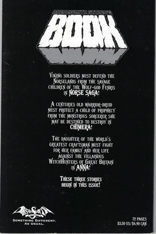 Dreamsmith Studios Book Black & White Cover !!!  VF/NM