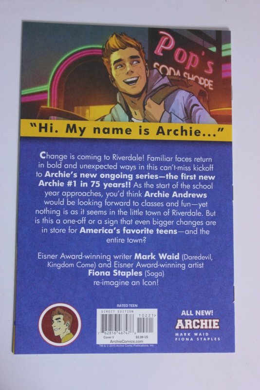 Archie #1 Cover V Sketch Blank (2015) Archie NM