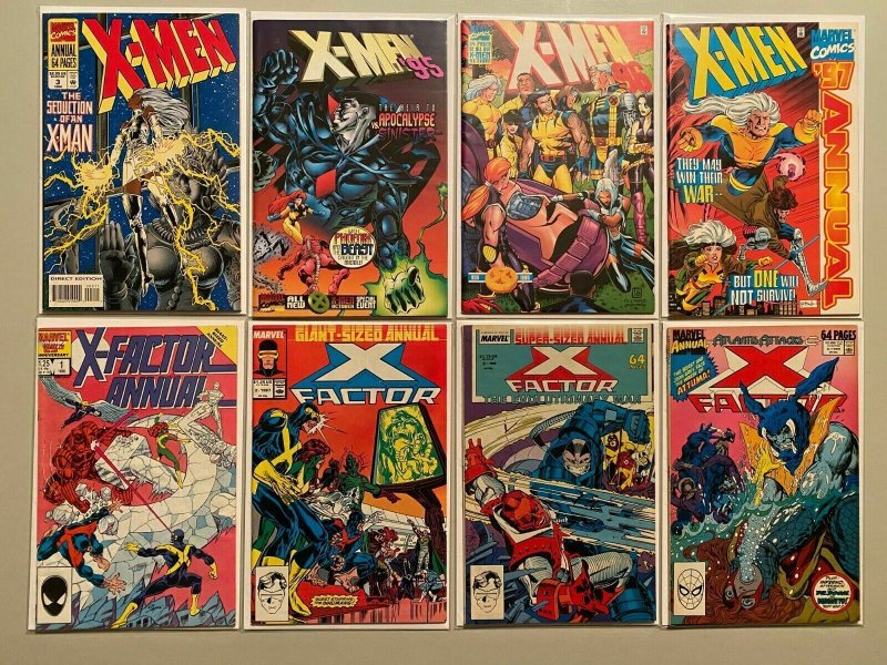 X-Men + Related lot Annual all 30 different books average 8.0 VF (1982 and up) 