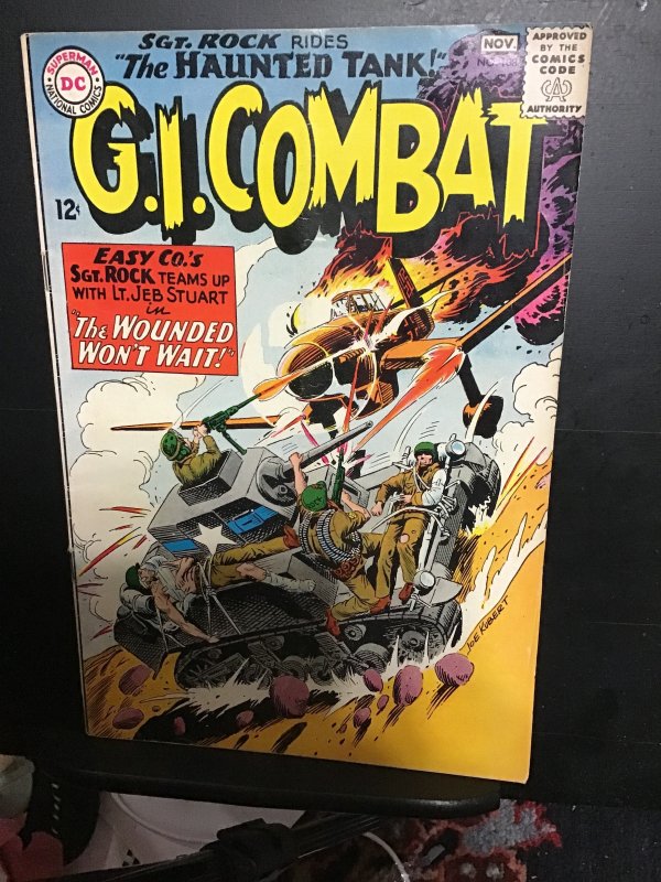 G.I. Combat #108 (1964) Mid-high-grade Sgt. Rock/Haunted Tank FN/VF Boca CERT!