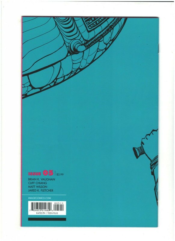 Paper Girls #5 NM- 9.2 1st Print Image Comics Brian K. Vaughan