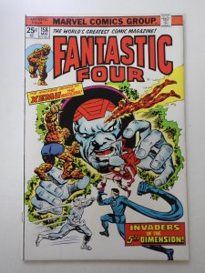 Fantastic Four #158 (1975) Invaders From The 5th Dimension! NM- Condition!