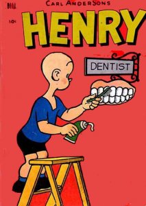 Henry (Carl Anderson's ) #30 GD ; Dell | low grade comic March 1953 dentist