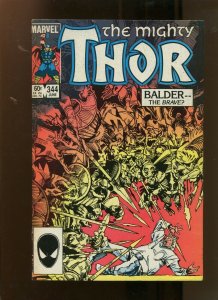THOR #344 (7.0) BALDER THE BRAVE! 1984 