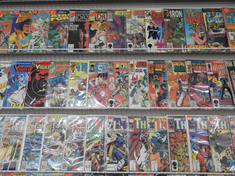 Huge Lot 160+ Comics W/ Fantastic Four, Iron Man, Thor + Avg VF- Condition!