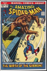 The Amazing Spider-Man #110 (1972) Spider-Man [Key Issue]