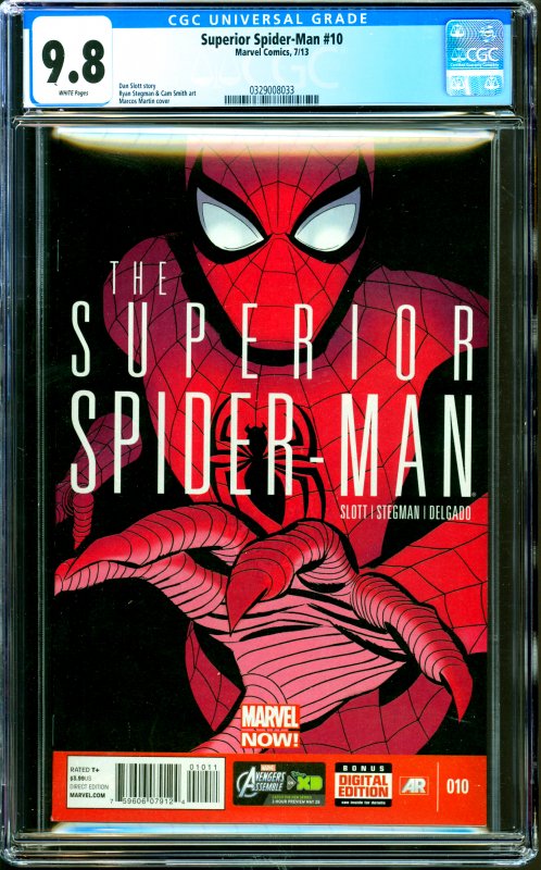 Surperior Spider-Man #10 CGC Graded 9.8