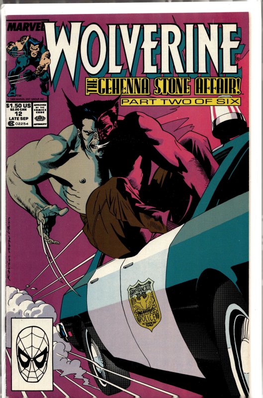 Wolverine #12 (1989) Wolverine